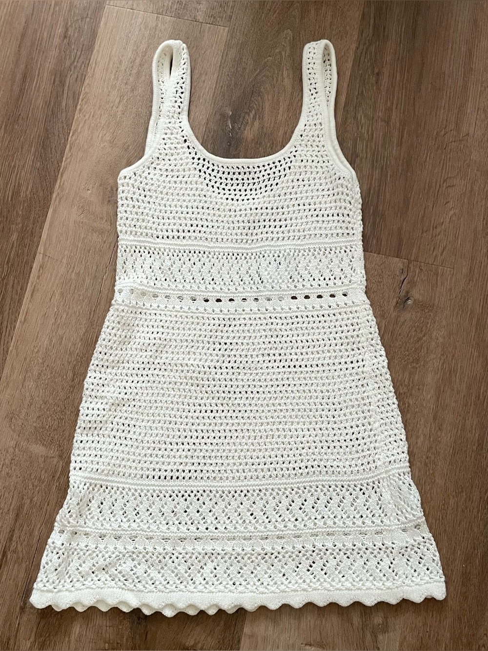 Hollister crochet mini dress